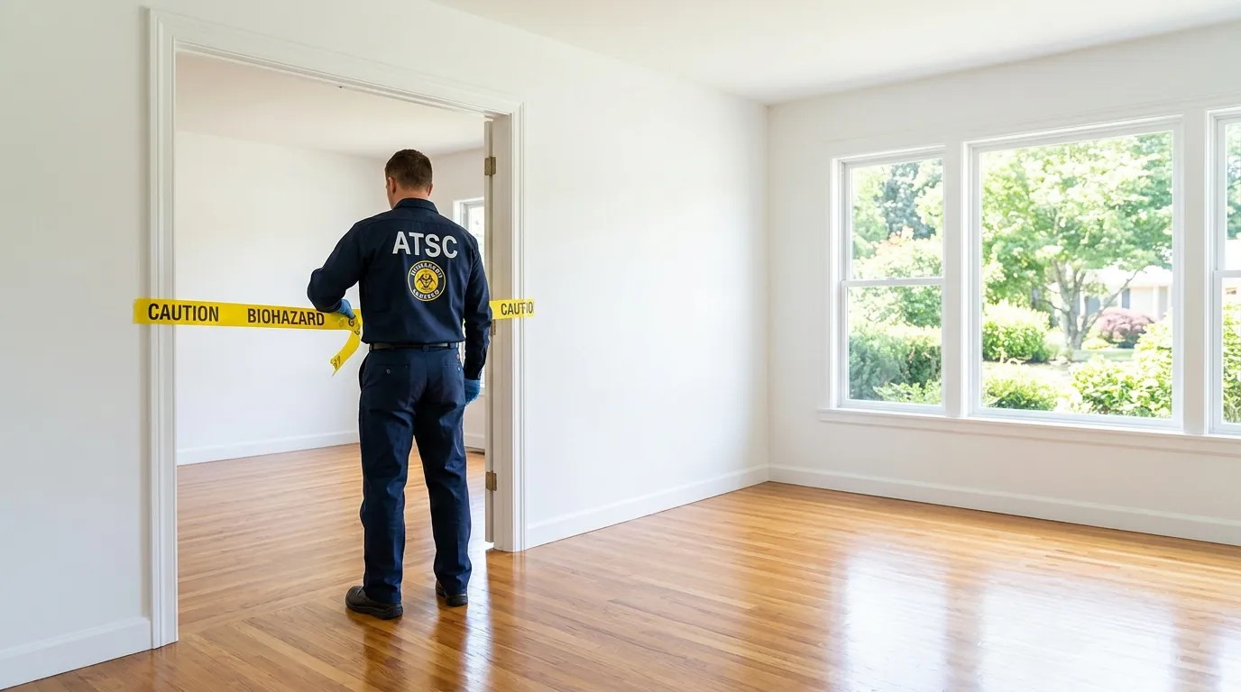 Certified biohazard cleanup crew performing Crime Scene Cleanup in Castle Rock
