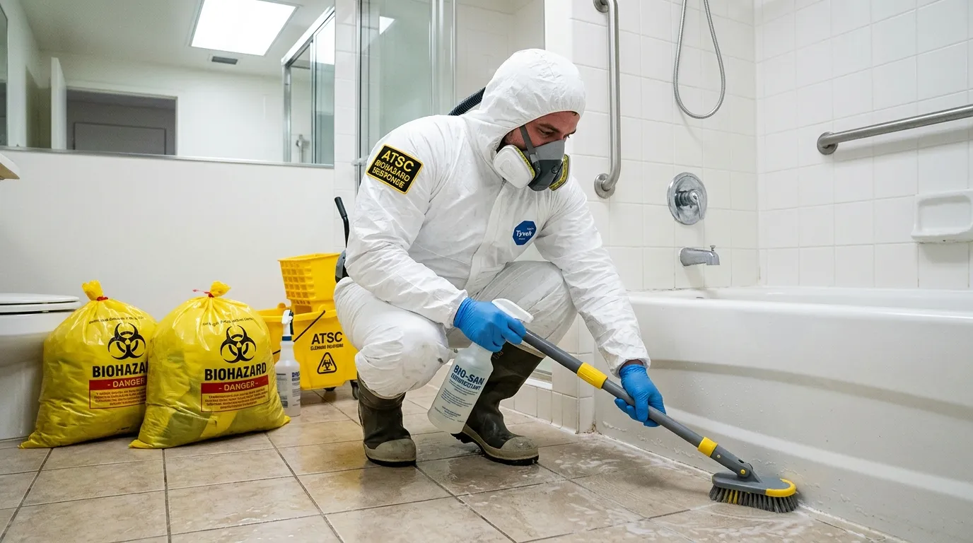Decontamination equipment deployed for Blood Cleanup in Castle Rock